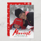 Vroegste kerstKaart | CHRISTMAS (Voorkant / Achterkant)