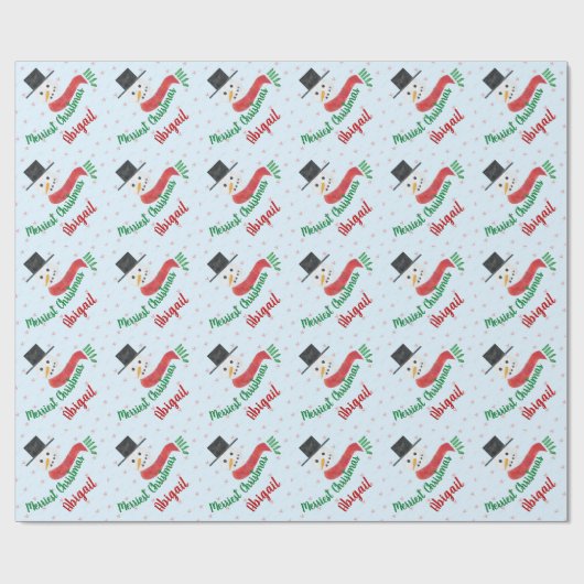 Vroegste kerstman en elke andere naam cadeaupapier (Vlak)