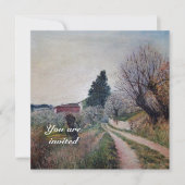 VROEGSTE LENTE IN TUSCAANS LANDSCHAP KAART (Voorkant)