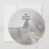 VROEGSTE LENTE IN TUSCAANS LANDSCHAP KAART (Achterkant)