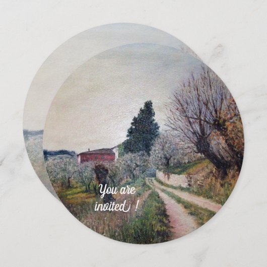 VROEGSTE LENTE IN TUSCAANS LANDSCHAP KAART (Voorkant / Achterkant)