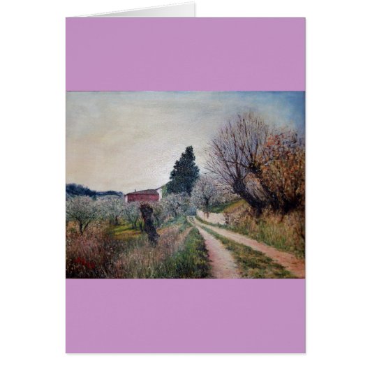 VROEGSTE SPRING IN HET VERNALESE/Toscaanse landsch (Voorkant)