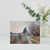 VROEGSTE SPRING IN HET VERNALESE/Toscaanse landsch Briefkaart (Staand voorkant)