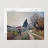 VROEGSTE SPRING IN HET VERNALESE/Toscaanse landsch Briefkaart (Voorkant / Achterkant)