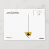 VROEGSTE SPRING IN HET VERNALESE/Toscaanse landsch Briefkaart (Achterkant)