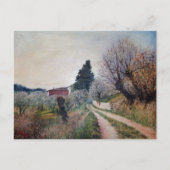 VROEGSTE SPRING IN HET VERNALESE/Toscaanse landsch Briefkaart (Voorkant)