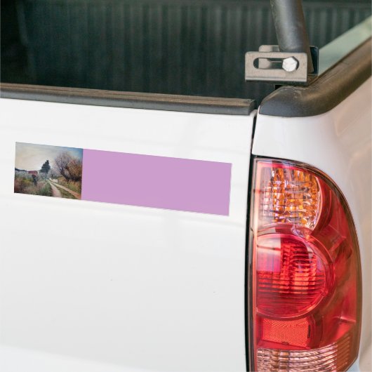 VROEGSTE SPRING IN HET VERNALESE/Toscaanse landsch Bumpersticker (Op Truck)