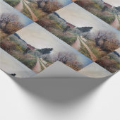 VROEGSTE SPRING IN HET VERNALESE/Toscaanse landsch Cadeaupapier (Hoek)