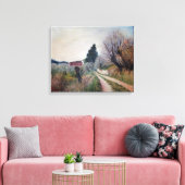 VROEGSTE SPRING IN HET VERNALESE/Toscaanse landsch Canvas Afdruk (Insitu (Woonkamer))