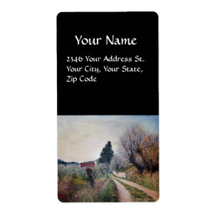 VROEGSTE SPRING IN HET VERNALESE/Toscaanse landsch Etiket