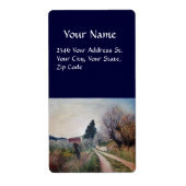 VROEGSTE SPRING IN HET VERNALESE/Toscaanse landsch Etiket (Voorkant)