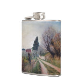 VROEGSTE SPRING IN HET VERNALESE/Toscaanse landsch Heupfles (Links)