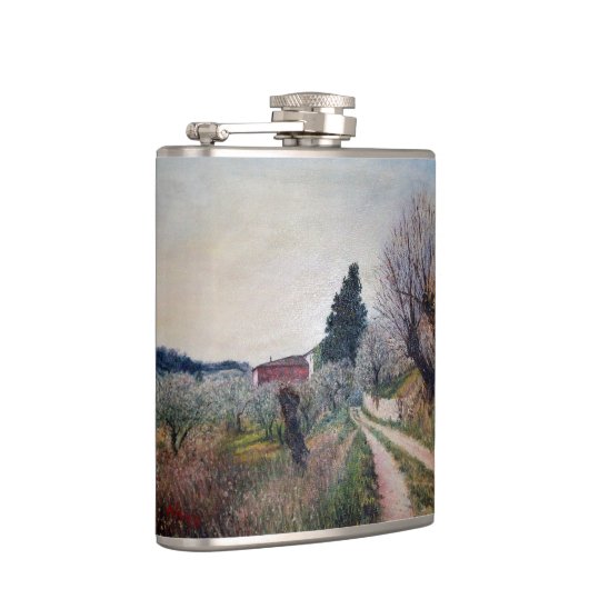 VROEGSTE SPRING IN HET VERNALESE/Toscaanse landsch Heupfles (Rechts)