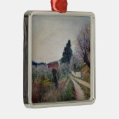 VROEGSTE SPRING IN HET VERNALESE/Toscaanse landsch Metalen Ornament (Rechts)