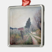 VROEGSTE SPRING IN HET VERNALESE/Toscaanse landsch Metalen Ornament (Links)