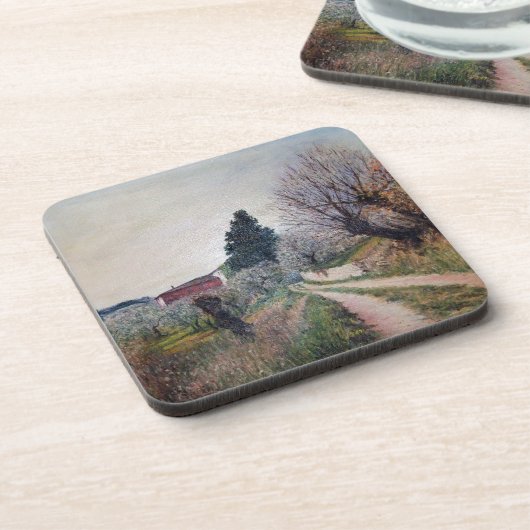 VROEGSTE SPRING IN HET VERNALESE/Toscaanse landsch Onderzetter (Linkerzijde)