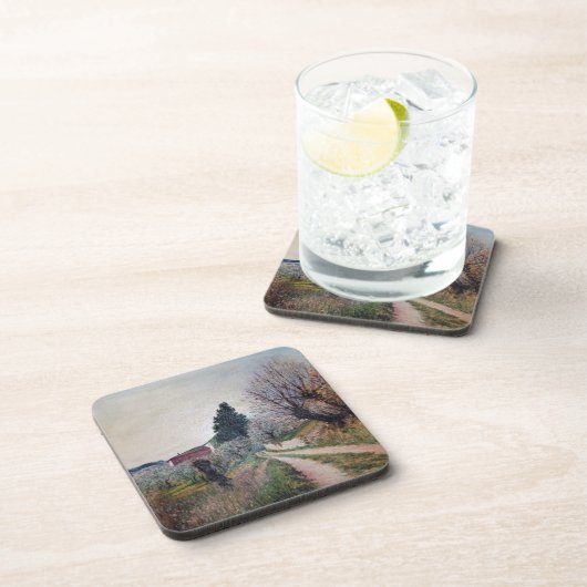 VROEGSTE SPRING IN HET VERNALESE/Toscaanse landsch Onderzetter (Rechterzijde)