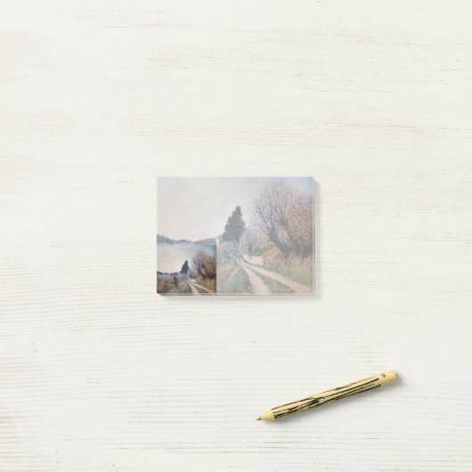 VROEGSTE SPRING IN HET VERNALESE/Toscaanse landsch Post-it® Notes (Op bureau)