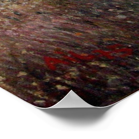 VROEGSTE SPRING IN HET VERNALESE/Toscaanse landsch Poster (Hoek)