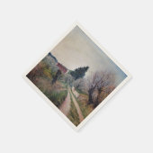 VROEGSTE SPRING IN HET VERNALESE/Toscaanse landsch Servetten (Hoek)