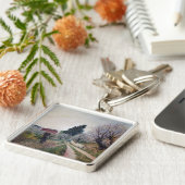 VROEGSTE SPRING IN HET VERNALESE/Toscaanse landsch Sleutelhanger (Zijkant)