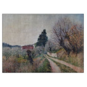 VROEGSTE SPRING IN HET VERNALESE/Toscaanse landsch Snijplank (Voorkant)