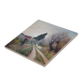 VROEGSTE SPRING IN HET VERNALESE/Toscaanse landsch Tegeltje (Zijkant)