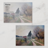 VROEGSTE SPRING IN HET VERNALESE/Toscaanse landsch Visitekaartje (Voorkant / Achterkant)