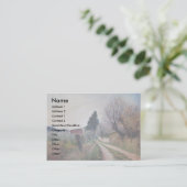 VROEGSTE SPRING IN HET VERNALESE/Toscaanse landsch Visitekaartje (Staand voorkant)