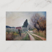 VROEGSTE SPRING IN HET VERNALESE/Toscaanse landsch Visitekaartje (Achterkant)