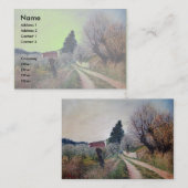 VROEGSTE SPRING IN HET VERNALESE/Toscaanse landsch Visitekaartje (Voorkant / Achterkant)