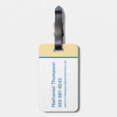 vroegtijdig Beer van Boo-Boo Bagagelabel (Achterkant verticaal)