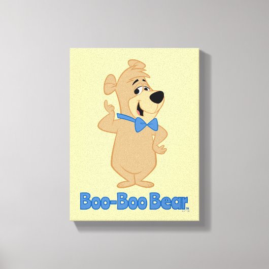 vroegtijdig Beer van Boo-Boo Canvas Afdruk (Voorkant)