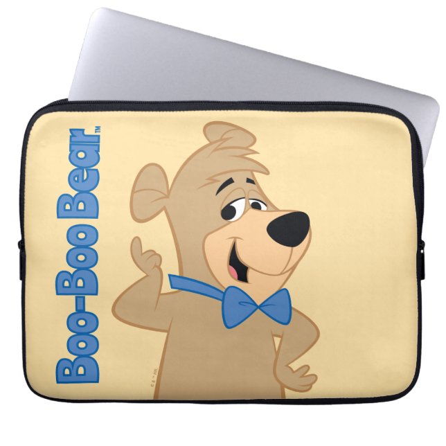 vroegtijdig Beer van Boo-Boo Laptop Sleeve (Voorkant)