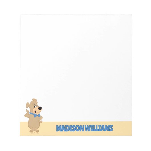 vroegtijdig Beer van Boo-Boo Notitieblok (Voorkant)