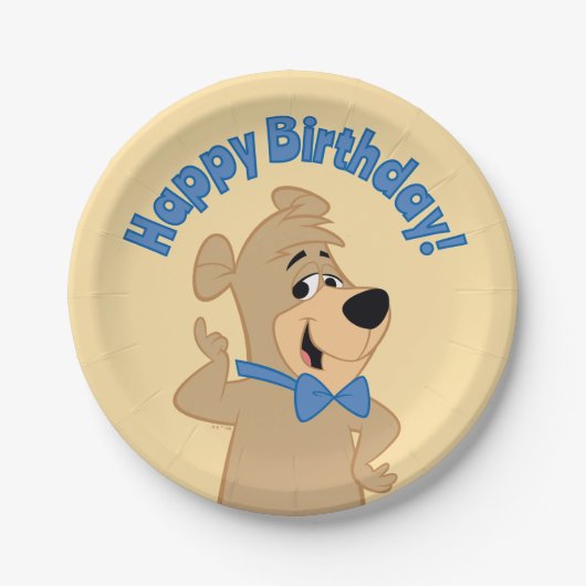 vroegtijdig Beer van Boo-Boo Papieren Bordje (Voorkant)