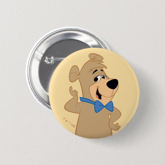 vroegtijdig Beer van Boo-Boo Ronde Button 5,7 Cm (Voorkant /achterkant)