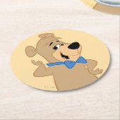 vroegtijdig Beer van Boo-Boo Ronde Kartonnen Onderzetter (Gebogen)