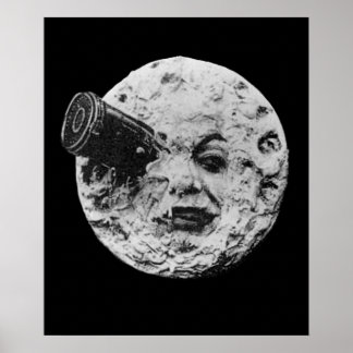 VROEGTIJDIG CINEMA, Trip to the Moon by Georges Me Poster