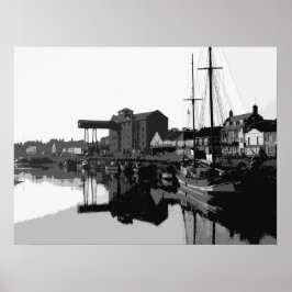 VROEGTIJDIG MORGEN BIJ WELLS-VOLGENDE-HET-ZEE POSTER