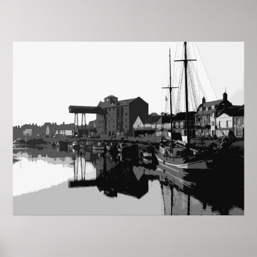 VROEGTIJDIG MORGEN BIJ WELLS-VOLGENDE-HET-ZEE POSTER (Voorkant)