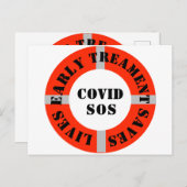 Vroegtijdige behandeling redt levens Briefkaart (Voorkant / Achterkant)