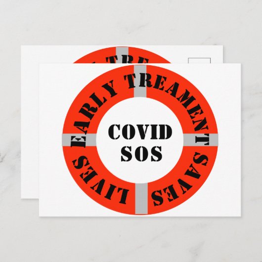 Vroegtijdige behandeling redt levens Briefkaart (Voorkant / Achterkant)