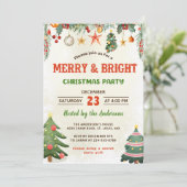 Vroegtijdige en feestelijke feestdagen kaart (Staand voorkant)