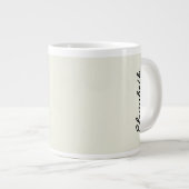 Vroeiende, vaste kleuren passen deze aan grote koffiekop (Voorkant rechts)