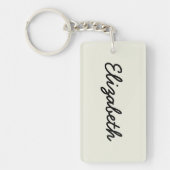 Vroeiende, vaste kleuren passen deze aan sleutelhanger (Voorkant)