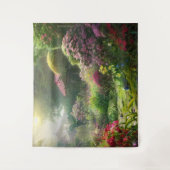 Vroge Ochtend in de Tuin Wandkleed (Voorkant)