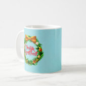 VroKerstlijk Nederlands Merry Kerstry Koffiemok (Voorkant links)