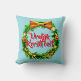 VroKerstlijk Nederlands Merry Kerstry Kussen