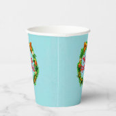 VroKerstlijk Nederlands Merry Kerstry Papieren Bekers (Rechts)